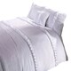 image 2 of Serenity Polycotton Duvet Cover Set with Pillowcase White | Single
