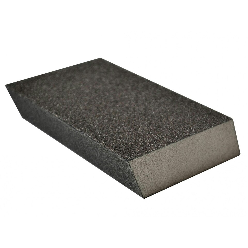 Faithfull Dual Angle Drywall Sanding Block - Multi Colour - Medium 80G