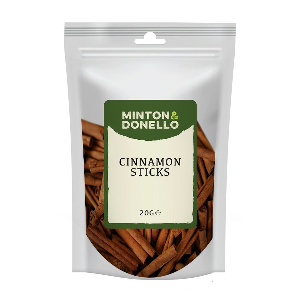 image 1 of Minton & Donello Cinnamon Sticks 10 x 20g