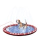 image 1 of PawHut 150cm Splash Pad Sprinkler for Pets Dog Bath Pool Non-slip Outdoor Red