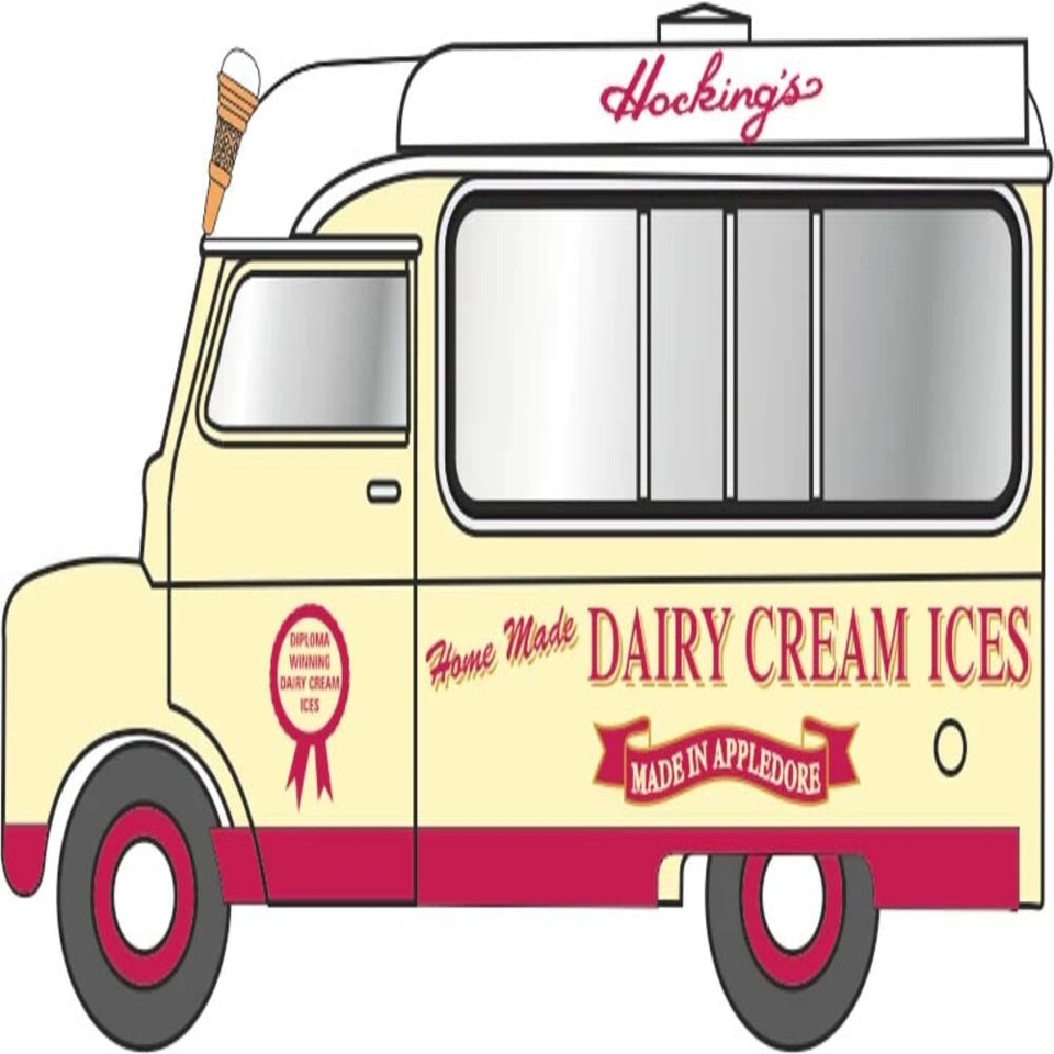 Oxford Diecast Bedford CA Ice Cream Van Hockings