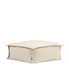 icon Dolce Indoor Outdoor Pouffe Footstool Beige Bean Bags Cream