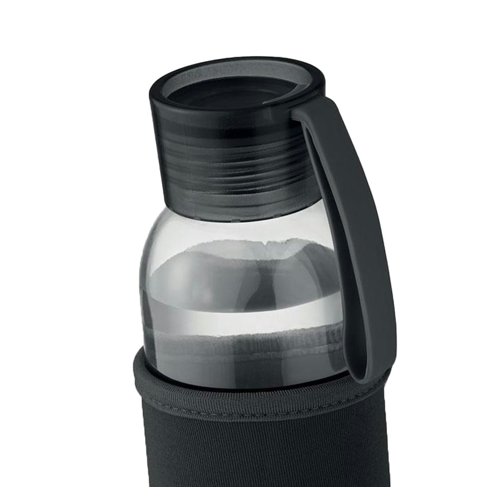 image 1 of MidOcean Ebor Recycled Glass 500ml Bottle - Black - One Size | Black | One Size