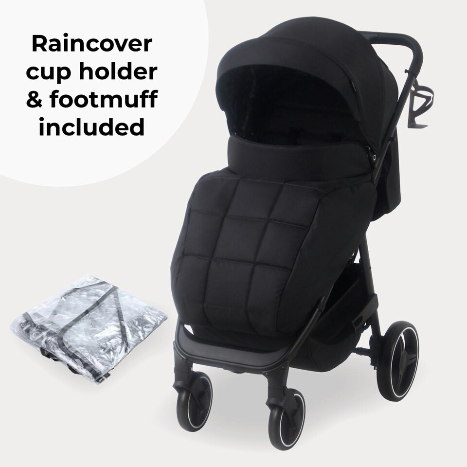 image 1 of MB160 Plus Pushchair - Black Leopard