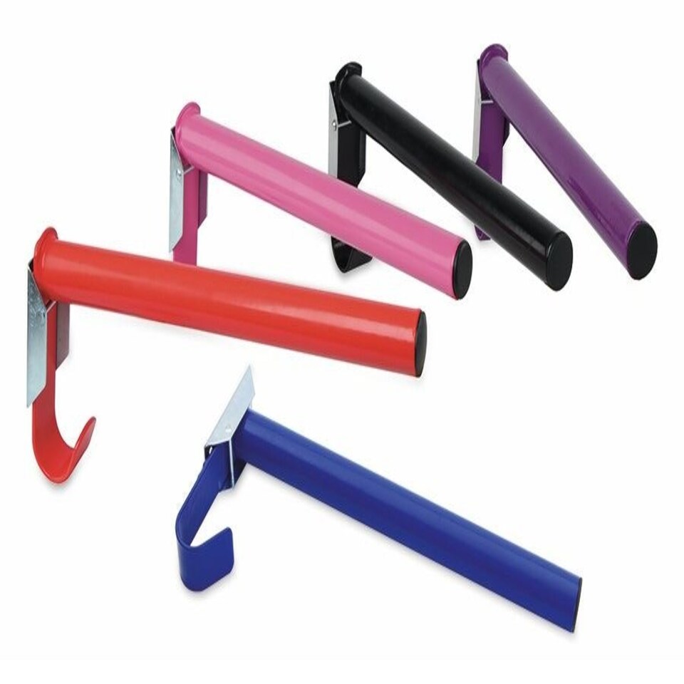 image 1 of Shires Pole Type Folding Saddle Rack Red | Size: One Size
Colour: Red