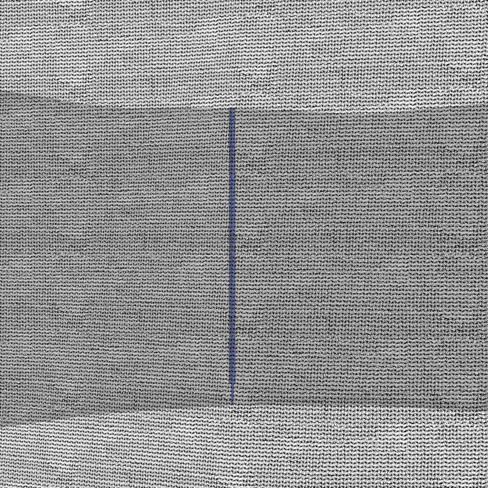 image 1 of SPORTNOW 8ft Trampoline Net Replacement Safety Net with Zipped Door, Blue