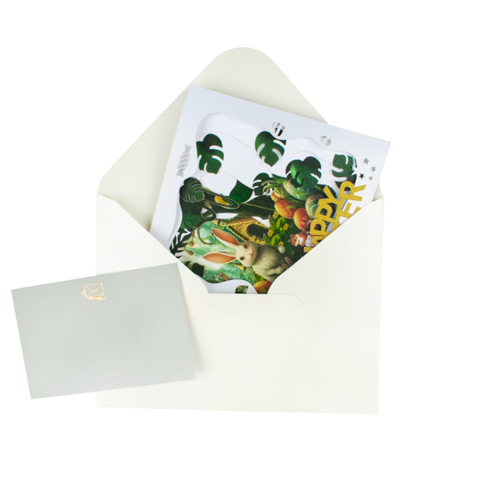image 1 of Springtime Wonders Celebration 3D Pop Up Easter Card