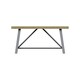 image 7 of Lowry 1.6m Dining Table Driftwood Lacquered Solid Reclaimed Pine Brown