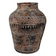 image 1 of 40cm x 32cm Aztec Large Composite Textured Vase Composite Plant Pot