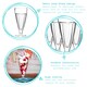 image 2 of Argon Tableware Ice Cream Sundae Glasses - 350ml - Pack of 8 | Clear | Clear