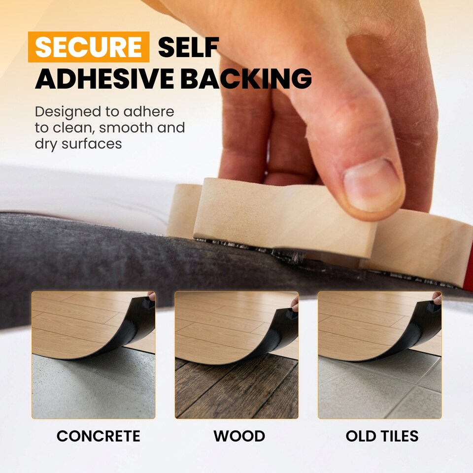 image 1 of NOVECRAFTO Self Adhesive Floor Planks | 5.9x35.9in (91.4x15.2cm) Each | Peel & Stick Vinyl Flooring | Natural Wood Effect | Waterproof DIY Tiles | Brown | 2.78 sqm