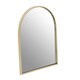 image 2 of Trento Gold Finish Arched Wall Mirror Gold