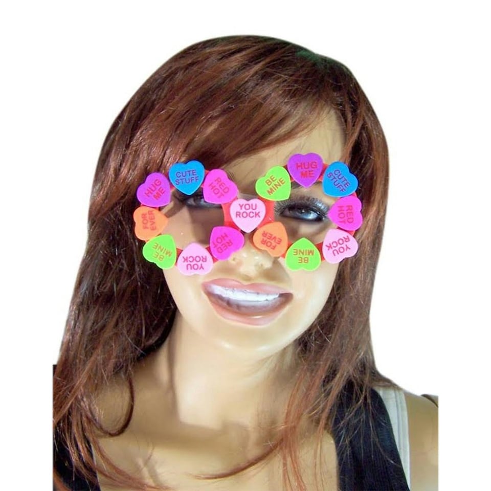 image 1 of Amscan Candy Foam Party Glasses - Multicoloured - One Size