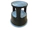 image 1 of Janrax Black Metal Premium Rolling Kick Step Stool