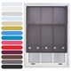 image 1 of FURNISHED Roller Blinds Daylight Square Eyelet Light Filtering Easy Fit Trimmable Window Shade | Grey | Dark Grey