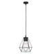 image 1 of ValueLights Diablo Black Ceiling Light Pendant | Black