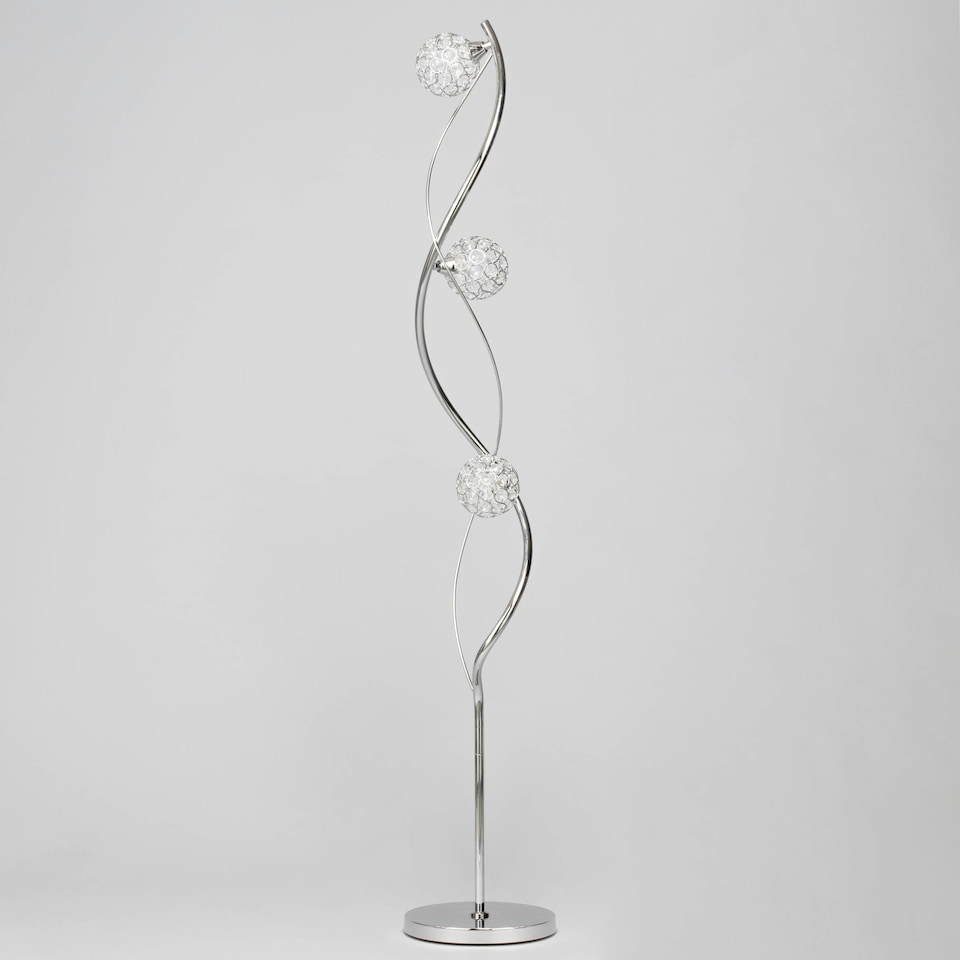 image 1 of BHS Orianna Floor Lamp, Chrome