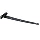 image 6 of 10in / 250mm Heavy Duty T Tee Hinges For Shed + Garden Gates Black Finish 4pc