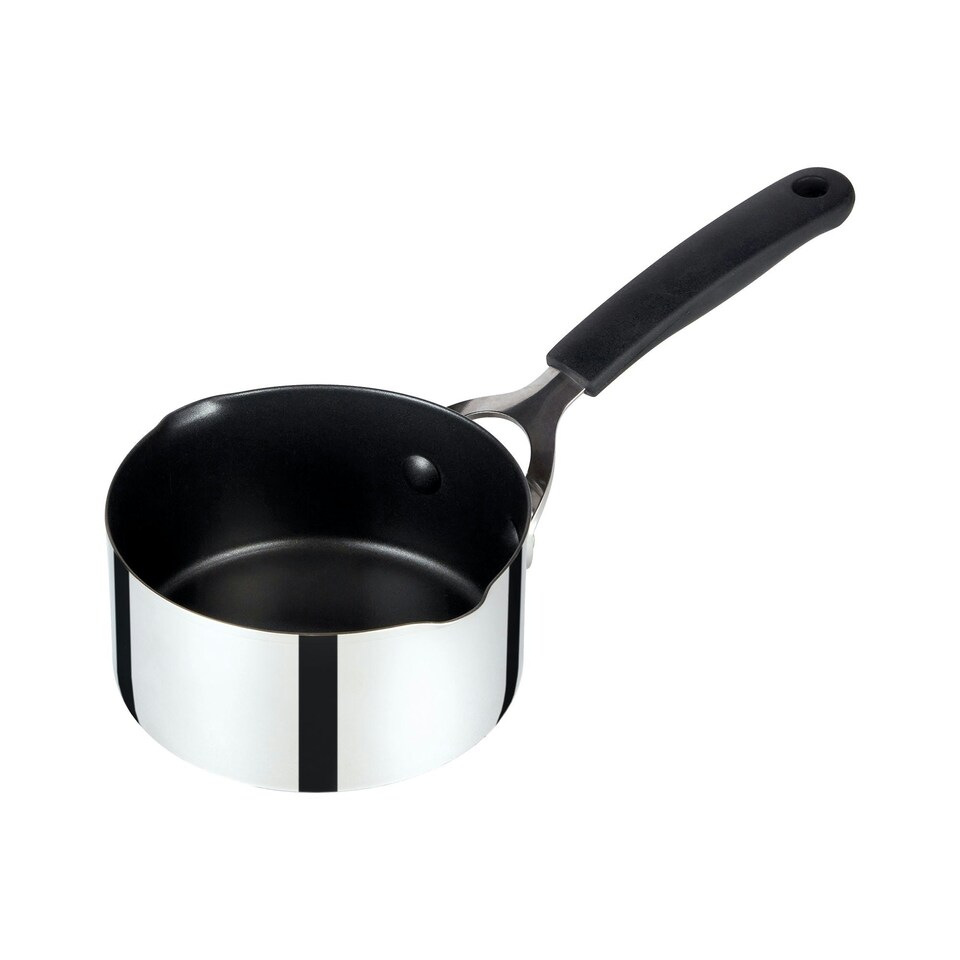image 1 of Prestige Made to Last Milk Pan in Stainless Steel - Non Stick - 14 cm / 0.9 L