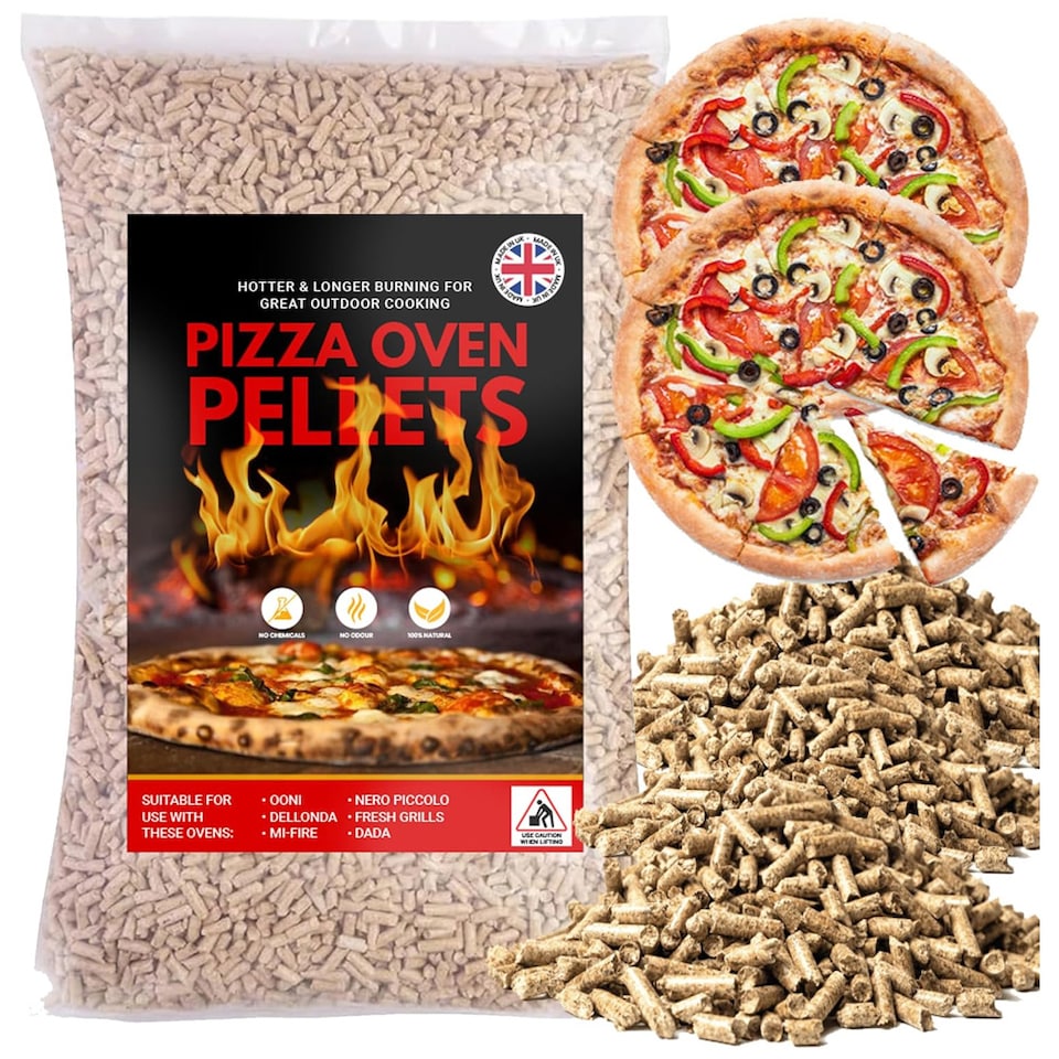 image 1 of 30L Premium Fuel Wood Pellets For Pizza Ovens & Grills Perfect For BBQs & Smokers