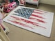 image 4 of American Grunge Flag (Rug) | Multi | S