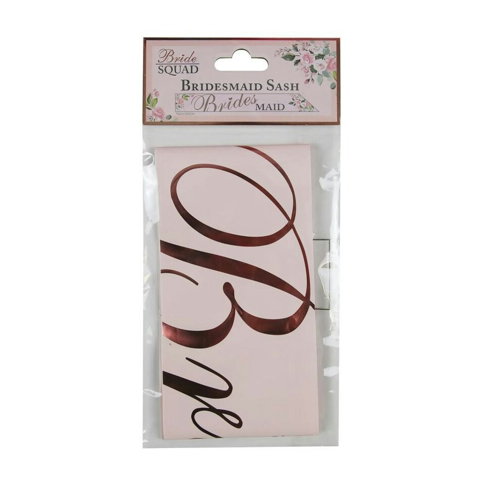 image 1 of Pack of 6 Brides Maid Paper Sashes