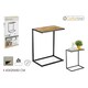 image 4 of Side table Confortime Brown Black 40 x 25 x 50 cm (3 Units) N/A
