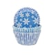 image 1 of Snowflake Christmas Paper Cupcake Cases - Pack of 75