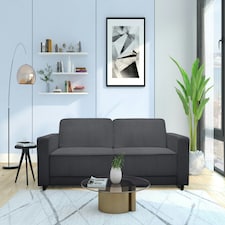 Allie 3 Seaters Sofabed Anthracite Corduroy Grey | Anthracite