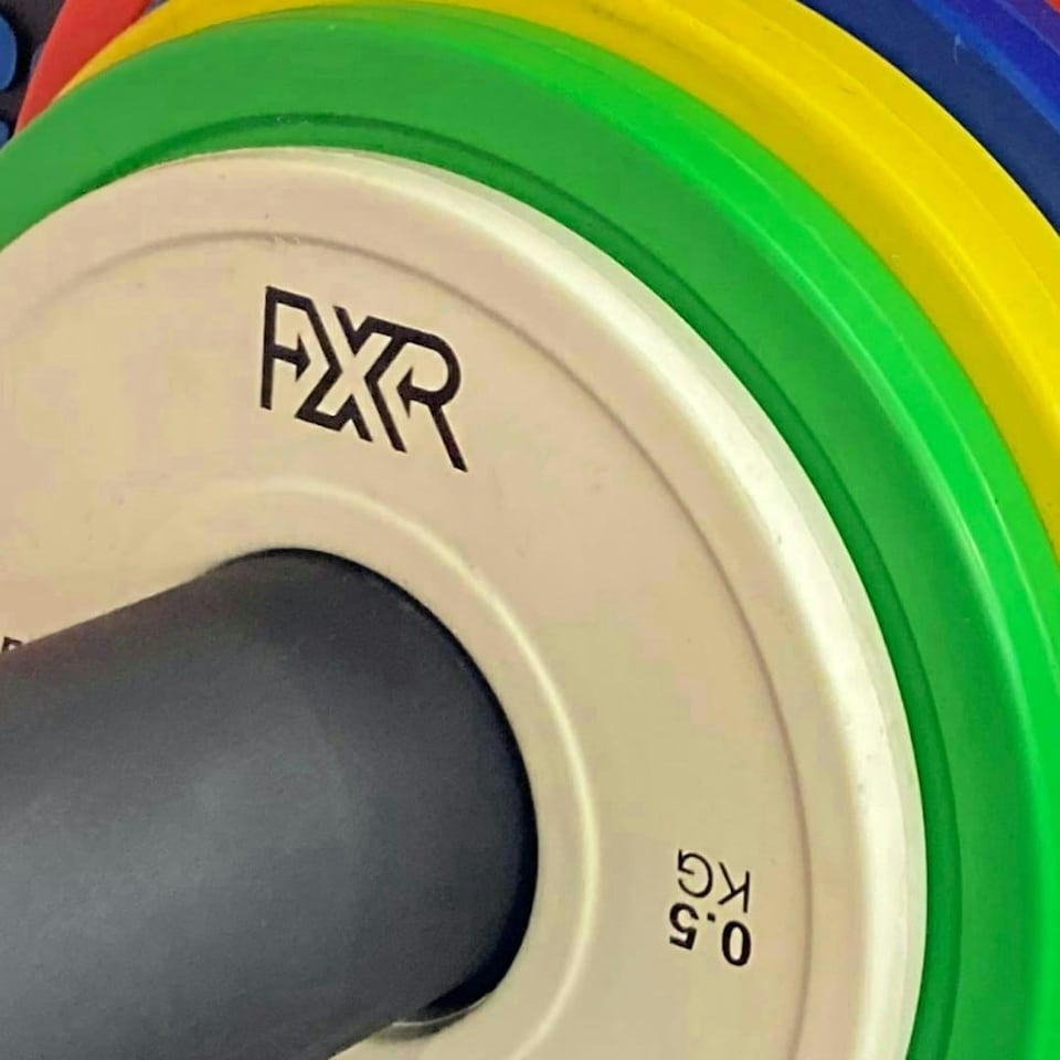 image 1 of Precision Fractional Rubber Change Weightlifting Plates - 2 x 2kg