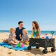 image 8 of Outsunny Foldable Garden Cart, Outdoor Utility Wagon with Carry Bag, Camouflage