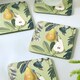 image 2 of Royal Botanic Gardens Kew Fruit And Floral Square Coaster Pack Of 4