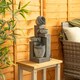 image 5 of ValueLights Solar Powered Stacking Pots Water Feature Outdoor Fountain | Multi