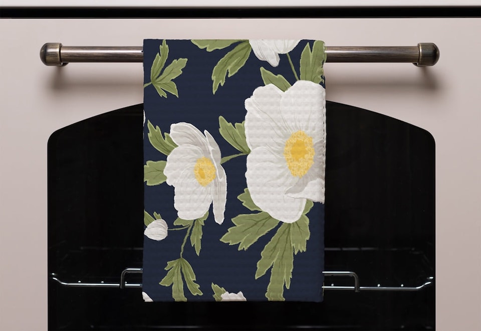 image 1 of Winter rose (Kitchen Towel)