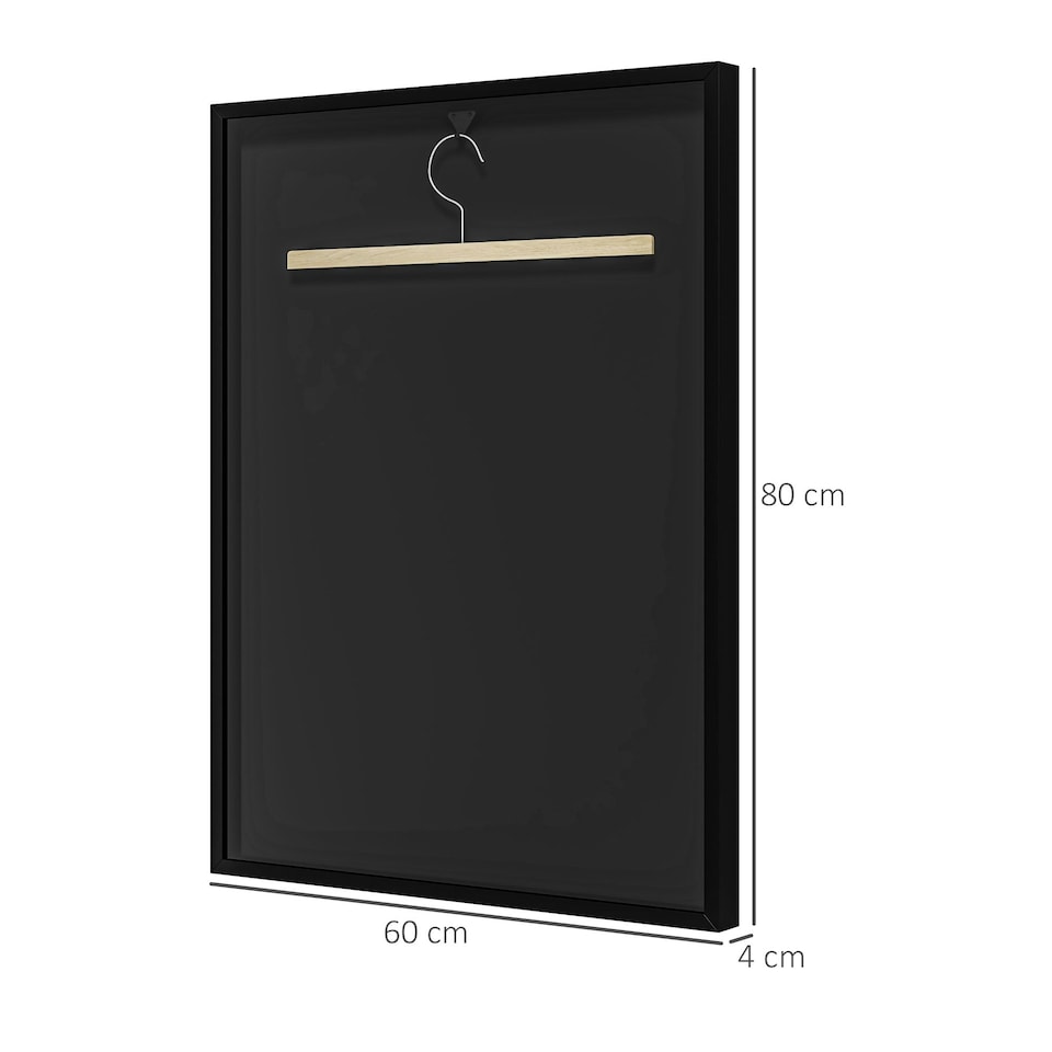 image 1 of HOMCOM Football Shirt Frame with UV Protection Acrylic Panel, 60 x 80 cm