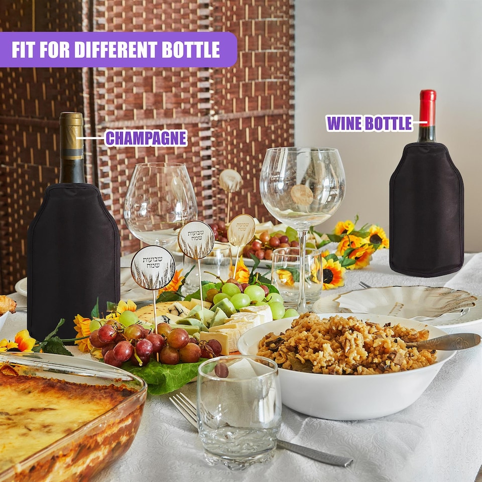 image 1 of GEEZY Wine Bottle Insulated Cooler Sleeve