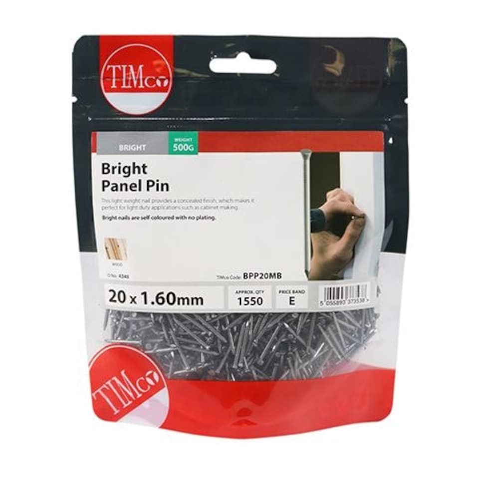 image 1 of Timco - Panel Pins - Bright (Size 20 x 1.60 - 0.5 Kilograms)
