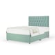 image 1 of Majestic 1000 Pocket Sprung Duckegg Plush Velvet Divan Set And Lona Headboard Double