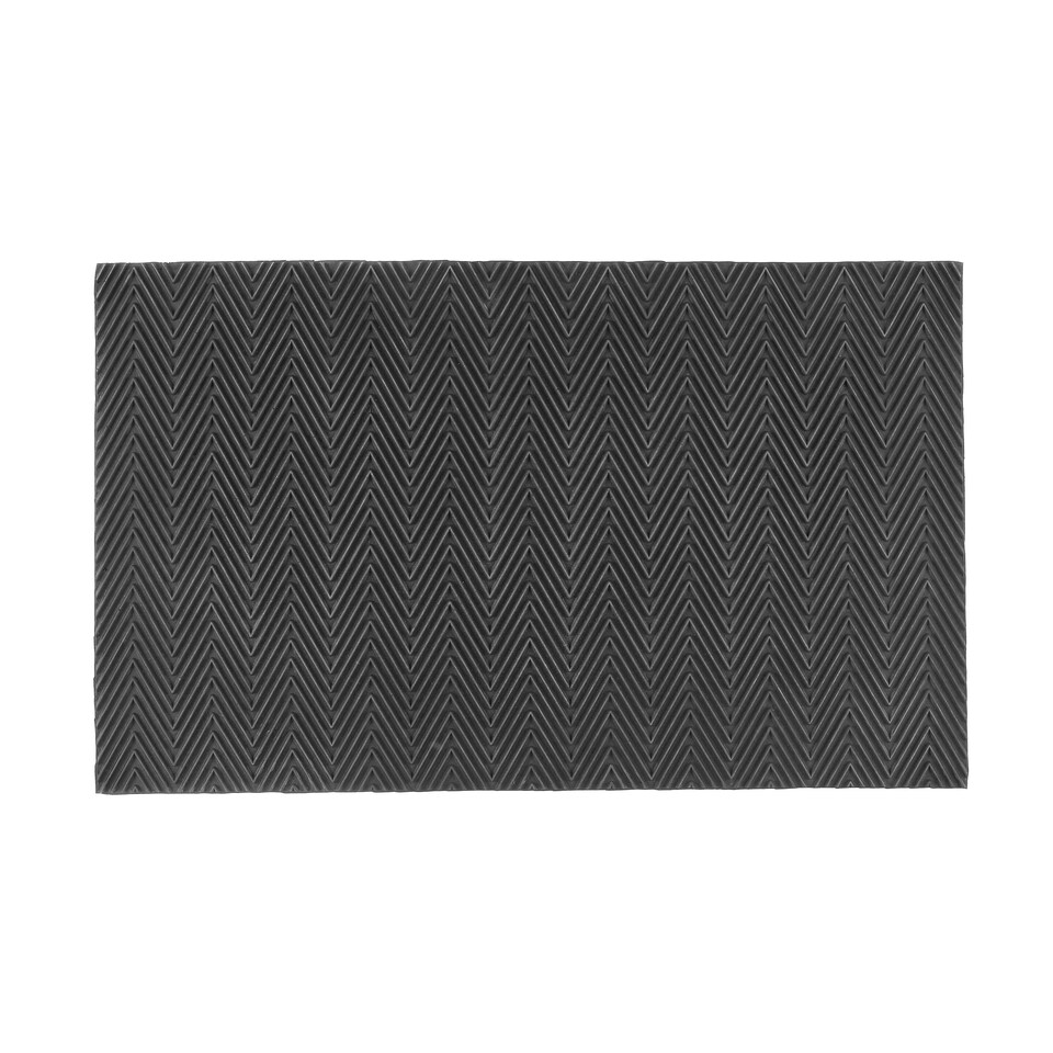 image 1 of My Mat Reversible Rubber Zig Zag Doormat 45x75