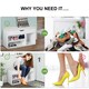 image 6 of HOMCOM Wooden Shoes Cabinet Bench Hidden Storage Padded Seat Organiser White