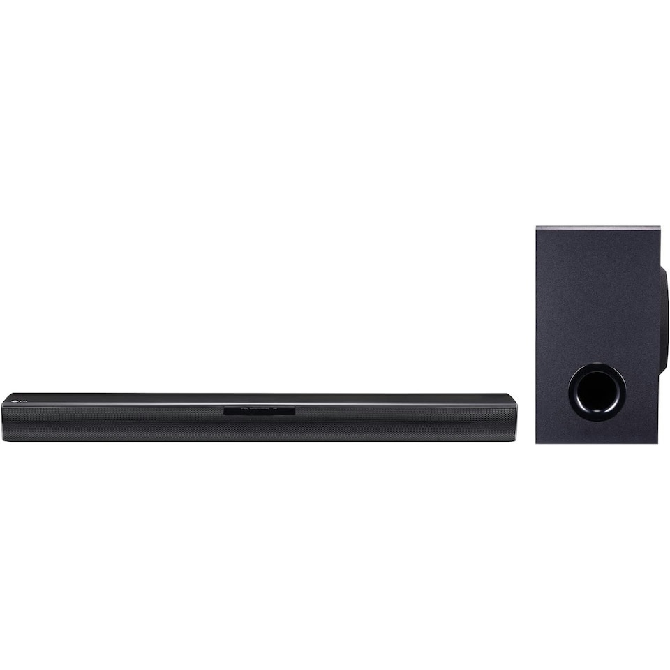 image 1 of LG SQC1 Black Bluetooth Soundbar with Wireless Subwoofer