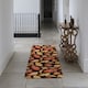 image 3 of Autumn Leaves on Black (Runner Rug) Multi