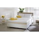 image 1 of Lunar Luxe Hybrid Mattress - 7.5 Inch Deep, Soft Feel | Yellow | Small Single