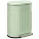image 1 of HOMCOM Pedal Bin, Metal Kitchen Bin with Soft-close Lid Green | 20L