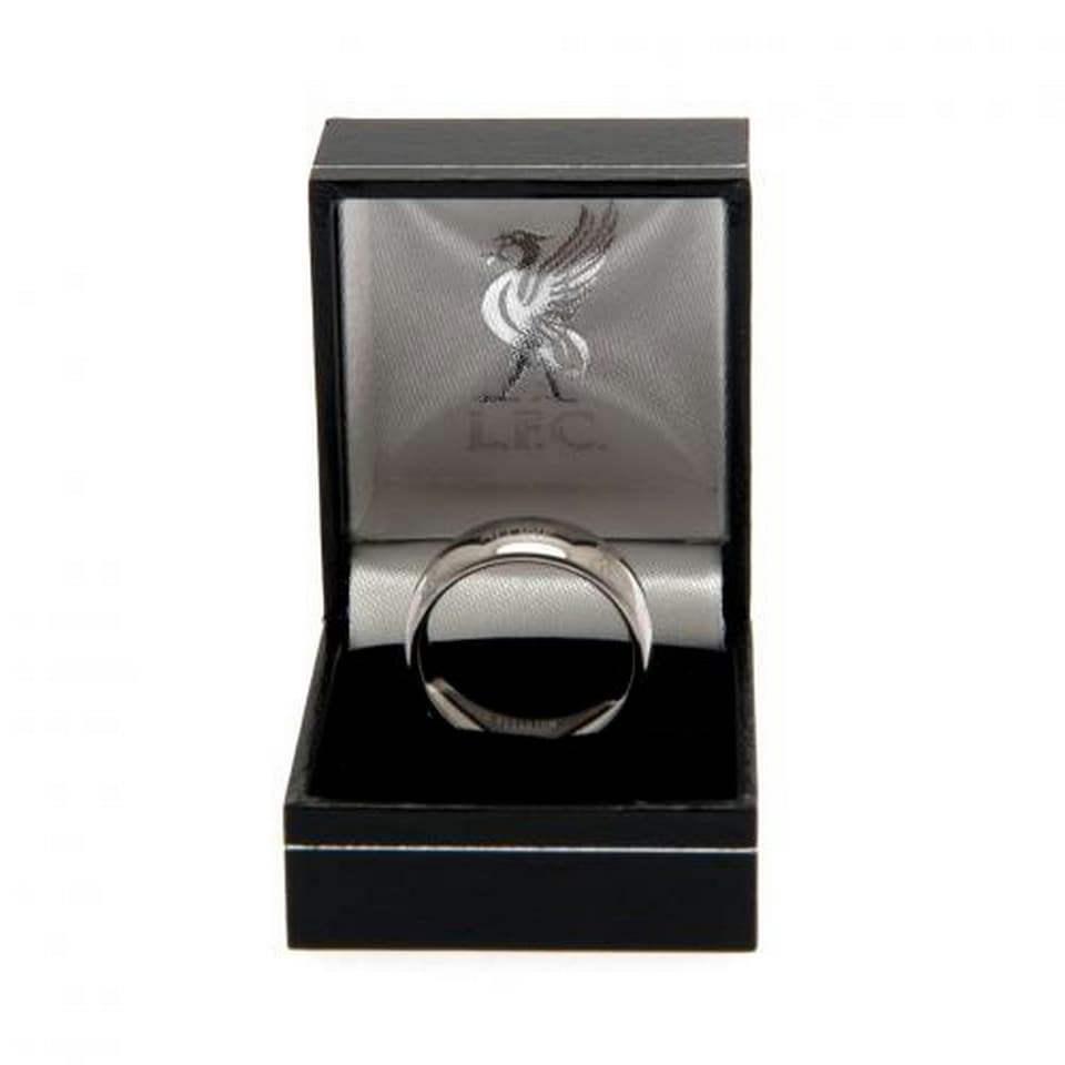 image 1 of Liverpool FC Super Titanium Ring - Titanium - L