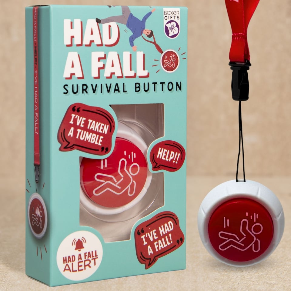 image 1 of Had a Fall Button - Joke Gift