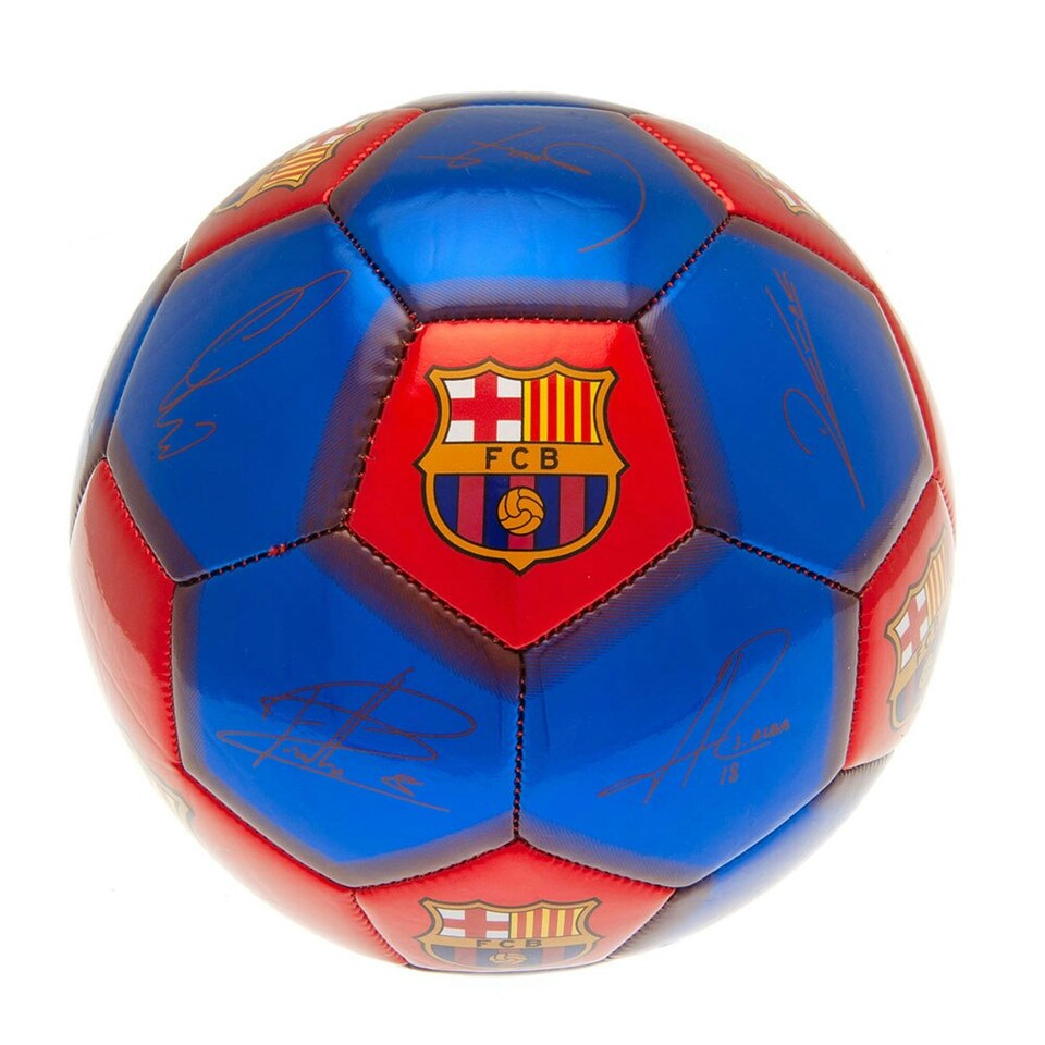 image 1 of FC Barcelona Signature Football - Red/Yellow/Blue - 1
