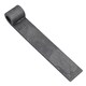 image 4 of Trailer Truck Tailgate Strap Hinge Self Colour 12.5mm Pin Weld On 150mm 10pc | Grey