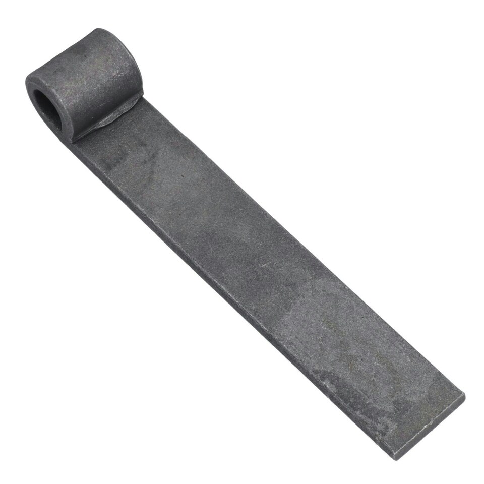 image 1 of Trailer Truck Tailgate Strap Hinge Self Colour 12.5mm Pin Weld On 150mm 10pc | Grey