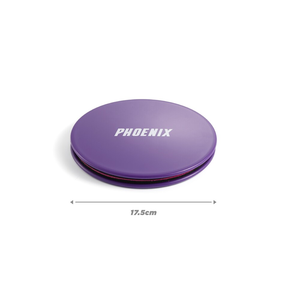 image 1 of Phoenix Fitness Dual Sided Gliding Discs Pink | Pink